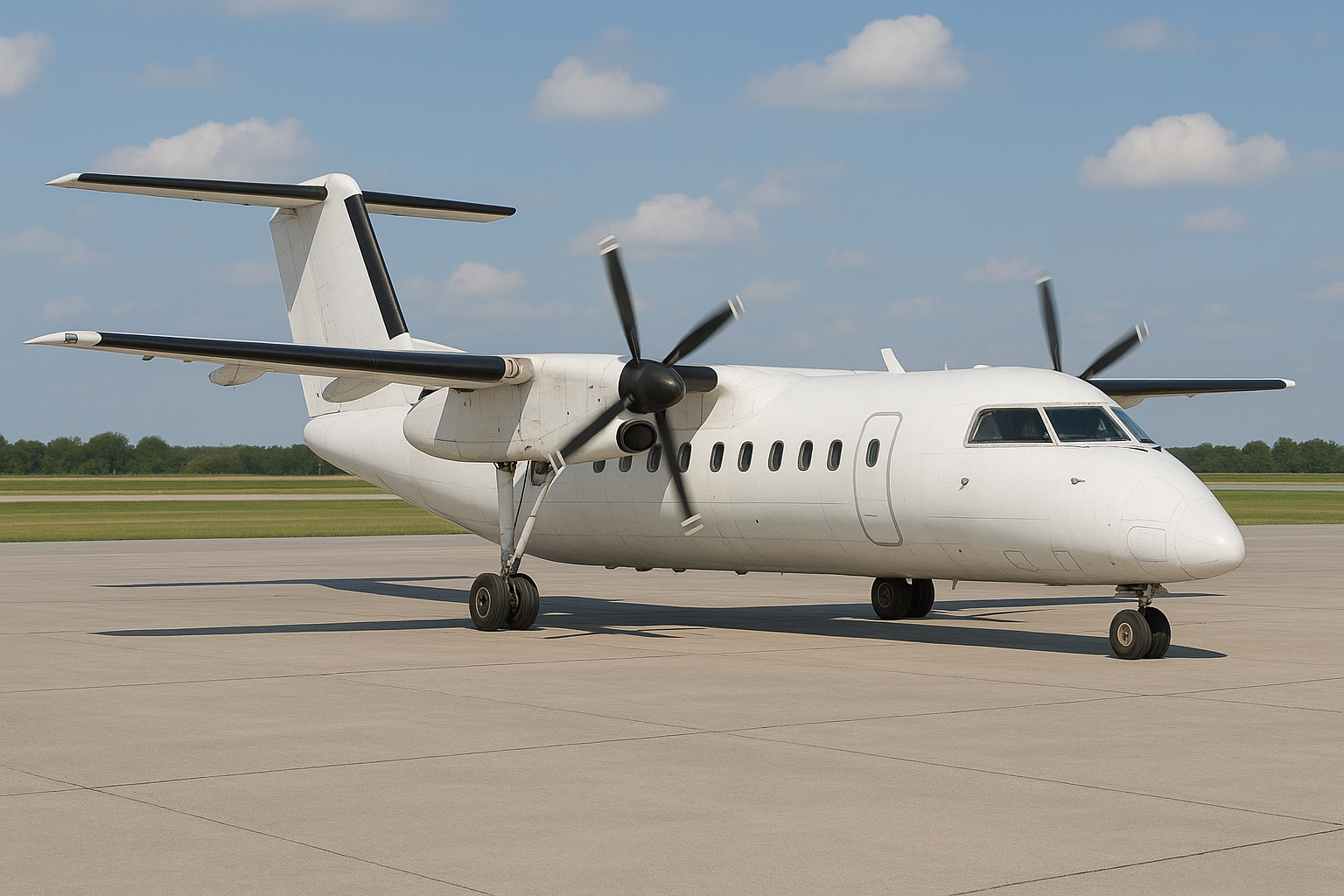 DASH 8 Q100 - AI Illustrative
